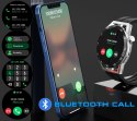 Smartwatch Rubicon RNCE88-1 Czarny- Czarny Pasek Silikonowy + Czarny Pasek Skórzany RUBICON