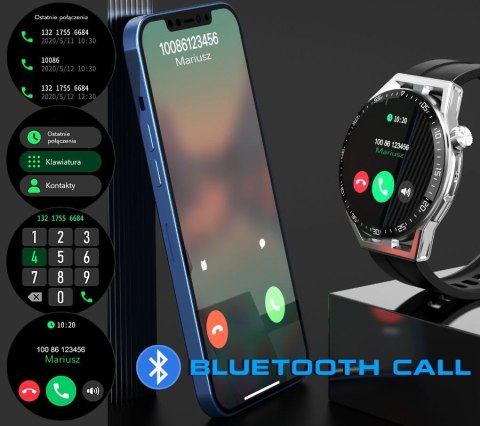 Smartwatch Rubicon RNCE88-2 Czarny- Czarny Pasek Silikonowy + Czarna Bransoleta RUBICON Smartwatch Rubicon RNCE88-2 Czarny- Czarny Pasek Silikonowy + Czarna Bransoleta RUBICON