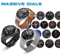 Smartwatch Rubicon RNCE88-2 Czarny- Czarny Pasek Silikonowy + Czarna Bransoleta RUBICON