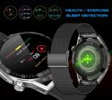 Smartwatch Rubicon RNCE88-2 Czarny- Czarny Pasek Silikonowy + Czarna Bransoleta RUBICON
