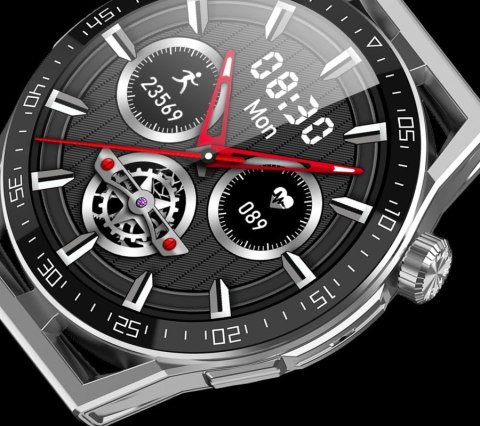 Smartwatch Rubicon RNCE88-2 Czarny- Czarny Pasek Silikonowy + Czarna Bransoleta RUBICON Smartwatch Rubicon RNCE88-2 Czarny- Czarny Pasek Silikonowy + Czarna Bransoleta RUBICON