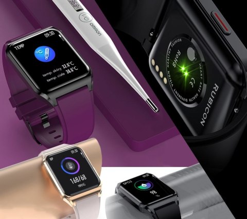 Smartwatch Rubicon RNCE89-3 Złoto-Różowy RUBICON Smartwatch Rubicon RNCE89-3 Złoto-Różowy RUBICON