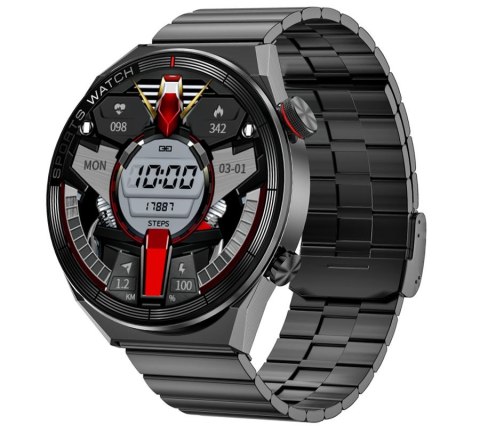 Smartwatch Rubicon RNCE99-2 Czarno-Czarny + Czarny Pasek Silikonowy RUBICON Smartwatch Rubicon RNCE99-2 Czarno-Czarny + Czarny Pasek Silikonowy RUBICON