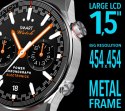 Smartwatch Rubicon RNCE99-2 Czarno-Czarny + Czarny Pasek Silikonowy RUBICON