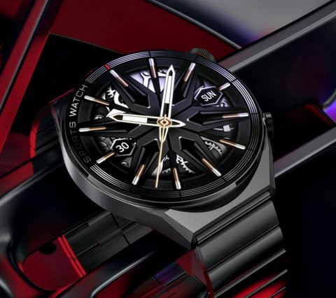 Smartwatch Rubicon RNCE99-2 Czarno-Czarny + Czarny Pasek Silikonowy RUBICON Smartwatch Rubicon RNCE99-2 Czarno-Czarny + Czarny Pasek Silikonowy RUBICON