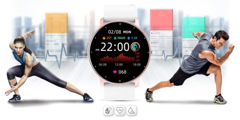 Smartwatch Damski Gravity GT1-7 Gravity Smartwatch Damski Gravity GT1-7 Gravity