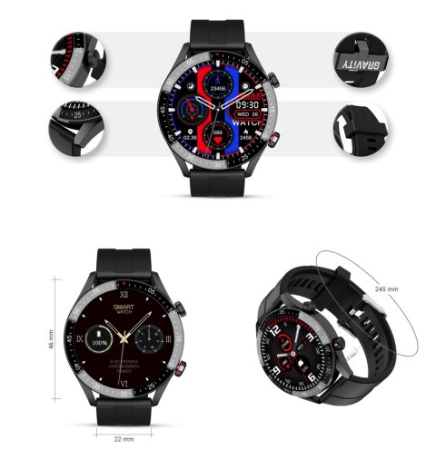 Smartwatch Męski Gravity GT4-1 Gravity Smartwatch Męski Gravity GT4-1 Gravity