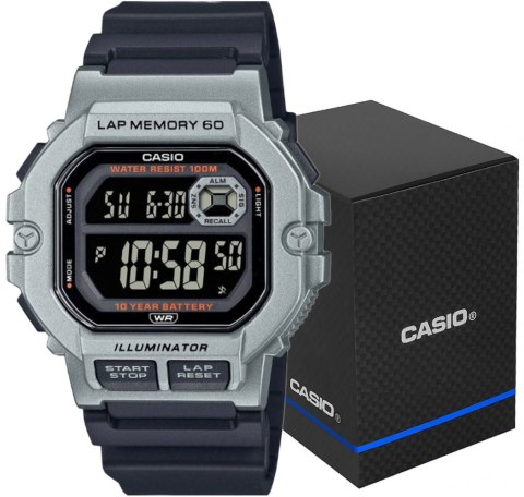 Zegarek CASIO WS-1400H-1BVEF + BOX Unisex CASIO Zegarek CASIO WS-1400H-1BVEF + BOX Unisex CASIO