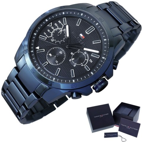 Zegarek Męski Tommy Hilfiger Decker 1791560 + BOX Tommy Hilfiger Zegarek Męski Tommy Hilfiger Decker 1791560 + BOX Tommy Hilfiger