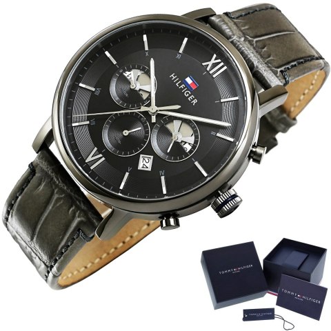 Zegarek Męski Tommy Hilfiger Evan 1710395 + BOX Tommy Hilfiger Zegarek Męski Tommy Hilfiger Evan 1710395 + BOX Tommy Hilfiger