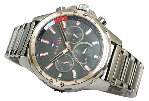 Zegarek Męski Tommy Hilfiger Mason 1791790 + BOX Tommy Hilfiger Zegarek Męski Tommy Hilfiger Mason 1791790 + BOX Tommy Hilfiger
