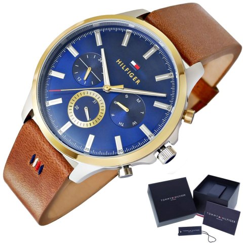 Zegarek Męski Tommy Hilfiger Ryder 1710496 + BOX Tommy Hilfiger Zegarek Męski Tommy Hilfiger Ryder 1710496 + BOX Tommy Hilfiger