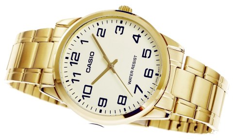 Zegarek Męski CASIO MTP-V001G-9BUDF + BOX CASIO Zegarek Męski CASIO MTP-V001G-9BUDF + BOX CASIO