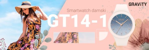 Smartwatch Damski Gravity GT14-1 Gravity Smartwatch Damski Gravity GT14-1 Gravity