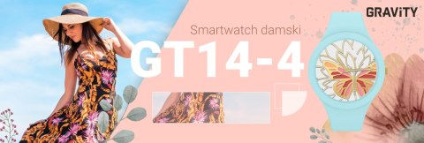 Smartwatch Damski Gravity GT14-4 Gravity Smartwatch Damski Gravity GT14-4 Gravity