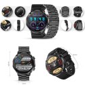 Smartwatch Gravity GT21-1+ Czarny Pasek Silikonowy Gravity
