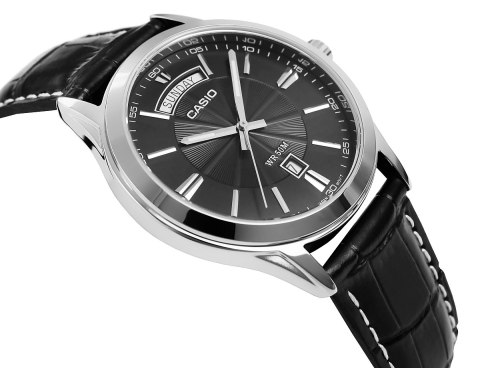 Zegarek Męski CASIO MTP-1381L-1AVDF + BOX CASIO Zegarek Męski CASIO MTP-1381L-1AVDF + BOX CASIO