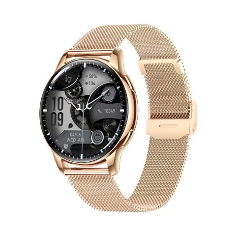 Smartwatch Damski Veltori VT300-1 Złota Bransoleta VELTORI Smartwatch Damski Veltori VT300-1 Złota Bransoleta VELTORI