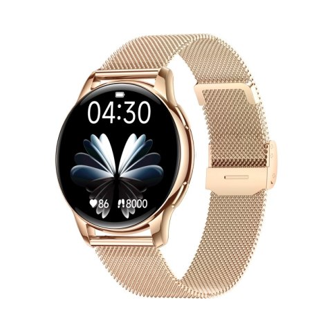 Smartwatch Damski Veltori VT300-1 Złota Bransoleta VELTORI Smartwatch Damski Veltori VT300-1 Złota Bransoleta VELTORI