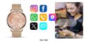 Smartwatch Damski Veltori VT300-1 Złota Bransoleta VELTORI