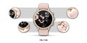 Smartwatch Damski Veltori VT310-1 Złota Bransoleta + Różowy Pasek Silikonowy VELTORI