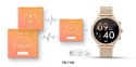 Smartwatch Damski Veltori VT310-1 Złota Bransoleta + Różowy Pasek Silikonowy VELTORI