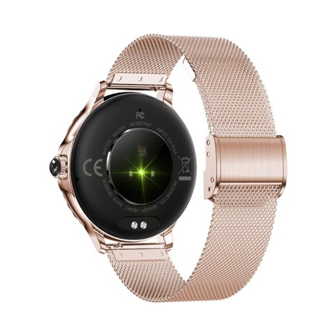 Smartwatch Damski Veltori VT320-1 Złota Bransoleta + Różowy Pasek Silikonowy VELTORI Smartwatch Damski Veltori VT320-1 Złota Bransoleta + Różowy Pasek Silikonowy VELTORI