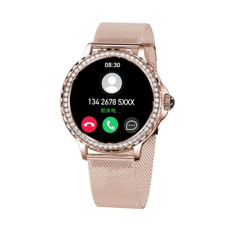 Smartwatch Damski Veltori VT320-1 Złota Bransoleta + Różowy Pasek Silikonowy VELTORI Smartwatch Damski Veltori VT320-1 Złota Bransoleta + Różowy Pasek Silikonowy VELTORI