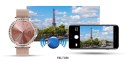 Smartwatch Damski Veltori VT320-1 Złota Bransoleta + Różowy Pasek Silikonowy VELTORI