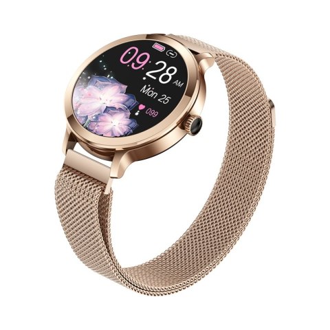 Smartwatch Damski Veltori VT340-1 Złota Bransoleta + Różowy Pasek Silikonowy VELTORI Smartwatch Damski Veltori VT340-1 Złota Bransoleta + Różowy Pasek Silikonowy VELTORI