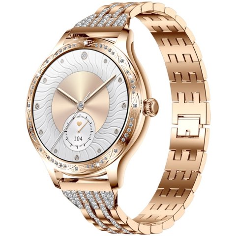 Smartwatch Damski Veltori VT350-1 Bransoleta Różowe Złoto VELTORI Smartwatch Damski Veltori VT350-1 Bransoleta Różowe Złoto VELTORI