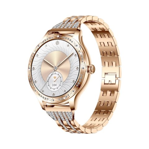 Smartwatch Damski Veltori VT350-1 Bransoleta Różowe Złoto VELTORI Smartwatch Damski Veltori VT350-1 Bransoleta Różowe Złoto VELTORI