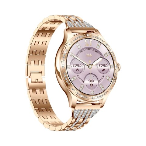 Smartwatch Damski Veltori VT350-1 Bransoleta Różowe Złoto VELTORI Smartwatch Damski Veltori VT350-1 Bransoleta Różowe Złoto VELTORI