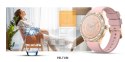 Smartwatch Damski Veltori VT360-1 Różowy Pasek Silikonowy VELTORI