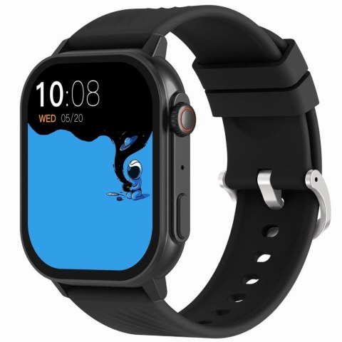 Smartwatch Gravity GT15-1 Czarny Pasek Silikonowy + Czarna Bransoleta Gravity Smartwatch Gravity GT15-1 Czarny Pasek Silikonowy + Czarna Bransoleta Gravity