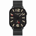 Smartwatch Gravity GT15-1 Czarny Pasek Silikonowy + Czarna Bransoleta Gravity
