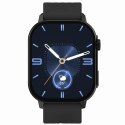 Smartwatch Gravity GT15-1 Czarny Pasek Silikonowy + Czarna Bransoleta Gravity