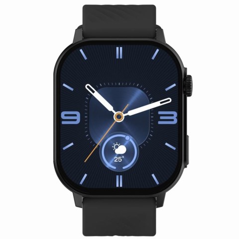 Smartwatch Gravity GT15-1 Czarny Pasek Silikonowy + Czarna Bransoleta Gravity Smartwatch Gravity GT15-1 Czarny Pasek Silikonowy + Czarna Bransoleta Gravity