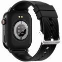 Smartwatch Gravity GT15-1 Czarny Pasek Silikonowy + Czarna Bransoleta Gravity