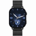 Smartwatch Gravity GT15-2 Pomarańczowy Pasek Silikonowy + Czarna Bransoleta Gravity