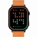 Smartwatch Gravity GT15-2 Pomarańczowy Pasek Silikonowy + Czarna Bransoleta Gravity