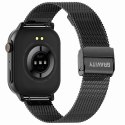 Smartwatch Gravity GT15-2 Pomarańczowy Pasek Silikonowy + Czarna Bransoleta Gravity