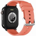 Smartwatch Gravity GT15-3 Czerwony Pasek Silikonowy + Czarna Bransoleta Gravity