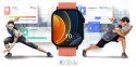 Smartwatch Gravity GT15-3 Czerwony Pasek Silikonowy + Czarna Bransoleta Gravity