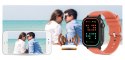 Smartwatch Gravity GT15-3 Czerwony Pasek Silikonowy + Czarna Bransoleta Gravity