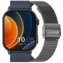 Smartwatch Gravity GT15-4 Niebieski Pasek Silikonowy + Tytanowa Bransoleta Gravity