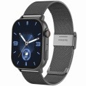 Smartwatch Gravity GT15-4 Niebieski Pasek Silikonowy + Tytanowa Bransoleta Gravity