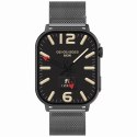 Smartwatch Gravity GT15-4 Niebieski Pasek Silikonowy + Tytanowa Bransoleta Gravity