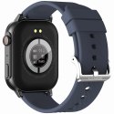 Smartwatch Gravity GT15-4 Niebieski Pasek Silikonowy + Tytanowa Bransoleta Gravity