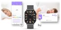 Smartwatch Gravity GT15-4 Niebieski Pasek Silikonowy + Tytanowa Bransoleta Gravity